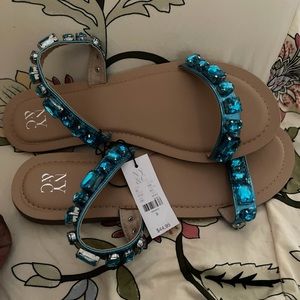 Brand new sandal w stones
